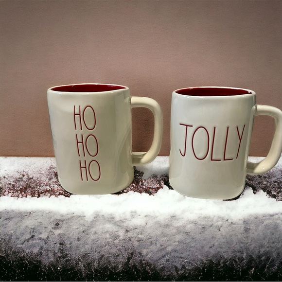 ⤵️🆕 Rae Dunn JOLLY | HO HO HO Mugs - Picture 6 of 11